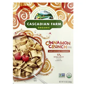 Cascadian Farm Organic Cereal, Cinnamon Crunch , 9.2 oz (260 g)