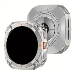 Smart Watch Case, Full Coverage Watch Protective Cover, Watch Accessories Compatible with Samsung Galaxy Ultra Watch 7 47mm, Wearable, Watch Screen Cover