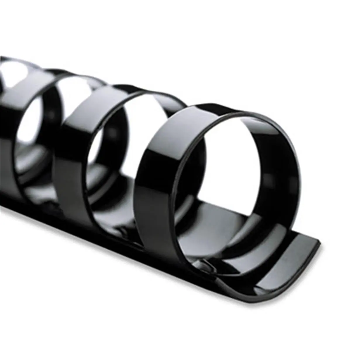 GBC CombBind Standard Plastic Spines, 0.25 in. Diameter, 25-Sheet Capacity, Scratch-Free, Black, 100 per Box, GBC-Ready Binder Accessory, Office Stationery Supplies for Computers & Office Equipment