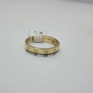Anillo sortija de 14K de "minus"