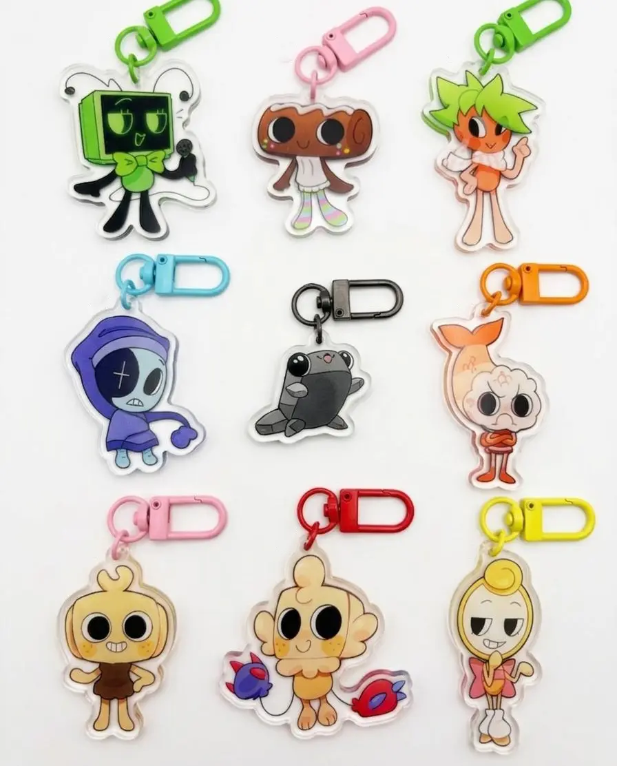Dandy’s world acrylics keychains, Vee, Yatta, Astro, Bobbette | Dandy’s World |...