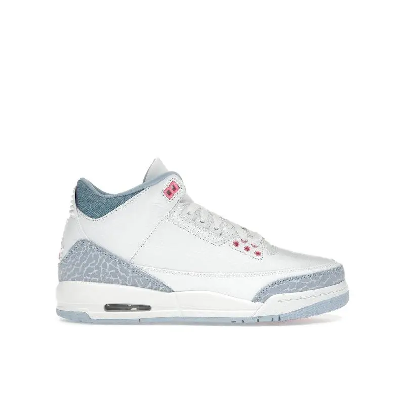 Jordan Kid's 3 Retro White Cobalt Bliss, from StockX Jordan Kid's 3 Retro White Cobalt Bliss, from StockX