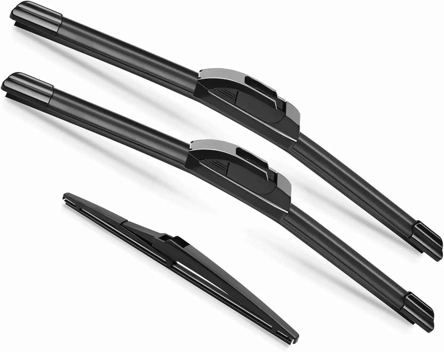 "+" Windshield Wipers with  Inch Rear Wiper Blade Replacement for RAV Original Factory QualityTop Lock Wipers(Pack of )