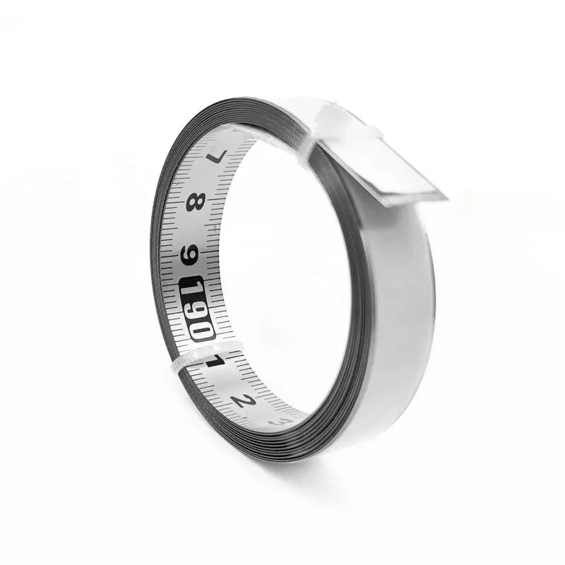 Stainless Steel Miter Track Tape Measure, Self Adhesive Metric Scale Ruler, Rust-proof Durable and Wear-resistant Ruler, Hand Measuring Tool, Retractable Measuring Tape, Measurement Tape, Measuring Instrument