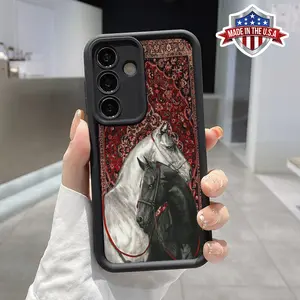 Phone case for Samsung S25 ultra plus S24 S23 S22 Ultra Plus Western Horse Advanced fashion gift Shockproof Silicone TPU Bumper Drop Protection Soft Cover