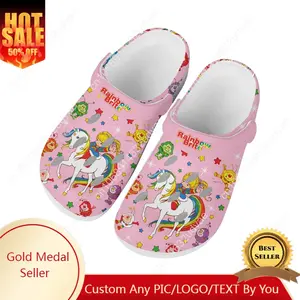 Brite Rainbow Sandals Men Women Teenager Fashion Water Shoes Animation Garden Breathable Comfort Beach Custom Slippers