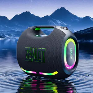 Zealot Ze01 Wireless Portable Speaker, Stereo Sound, Ipx6 Waterproof, 24000mah Battery, 36h Playtime, Home Car Outdoor Party Use, Portable Waterproof Speakers