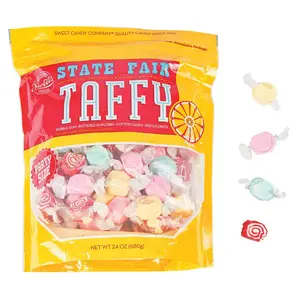 1 lb. 8 oz. State Fair Classic Salt Water Taffy Candy - 112 Pc.