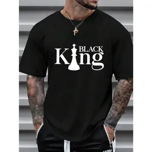 Chess King Graphic T Shirt Unisex Streetwear Short Sleeve Crewneck Soft Cotton Casual Summer Tee Gift For Chess Lovers