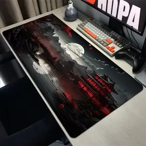 Sakura Mouse Pad Atmosphere Gamer Keyboard Landscape Mousepad Computer Tables Desk Accessories Aesthetic Office Carpet