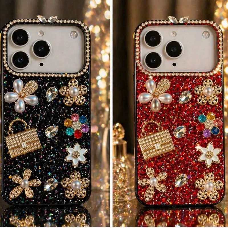 Bold Legacy Bling Case LuxeGlow Rhinestone Diamond Aura Glam Crystal Bloom Royal Sparkle LuxeCharm Designer Crystal Drip Elite Bling Floral Golden Glam Princess Luxe Soft Taupe Color Hijab for Everyday Wear and Special Occasions