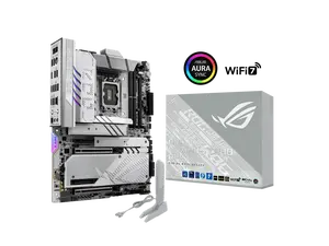 ASUS ROG MAXIMUS Z890 APEX Intel® Z890 LGA 1851 ATX motherboard, Advanced AI PC-ready, 22+2+1+2 stages, DDR5, WiFi 7, 5G LAN, 3x PCIe® 5.0 M.2, Thunderbolt™ 4, USB Type-C®, AI OC, Cooling & Networking