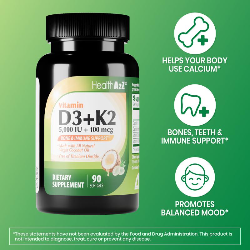 HealthA2Z Day & Night Cold Bundle | Cold & Allergy Chlorpheniramine + PE (72 Tablets, Pack of 1) + Ibuprofen (250 Tablets, Pack of 1) + Pain Relief PM Acetaminophen 500 mg (150 Caplets, Pack of 1) + Vitamin D3 + K2 (Coconut Oil) (90 Softgels, Pack of 1)