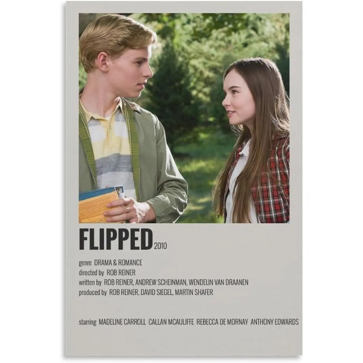 Movie Posters Flipped Poster Minimalist Poster Wall Art Paintings Canvas Art And Wall Art Picture Print Modern Family Bedroom Decor Posters