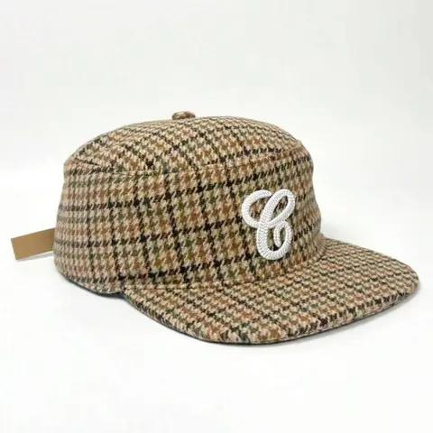 Houndstooth G Letter Print Baseball Cap, Adjustable Street Style Hat, Punk Festival Party Hat, Unisex All Seasons Gift
