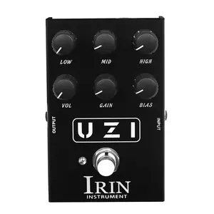 Irin Uzi Distortion Simulator Single Effect Pedal, Guitar Effects Pedal for Music Lovers, High-Quality Sound Enhancement