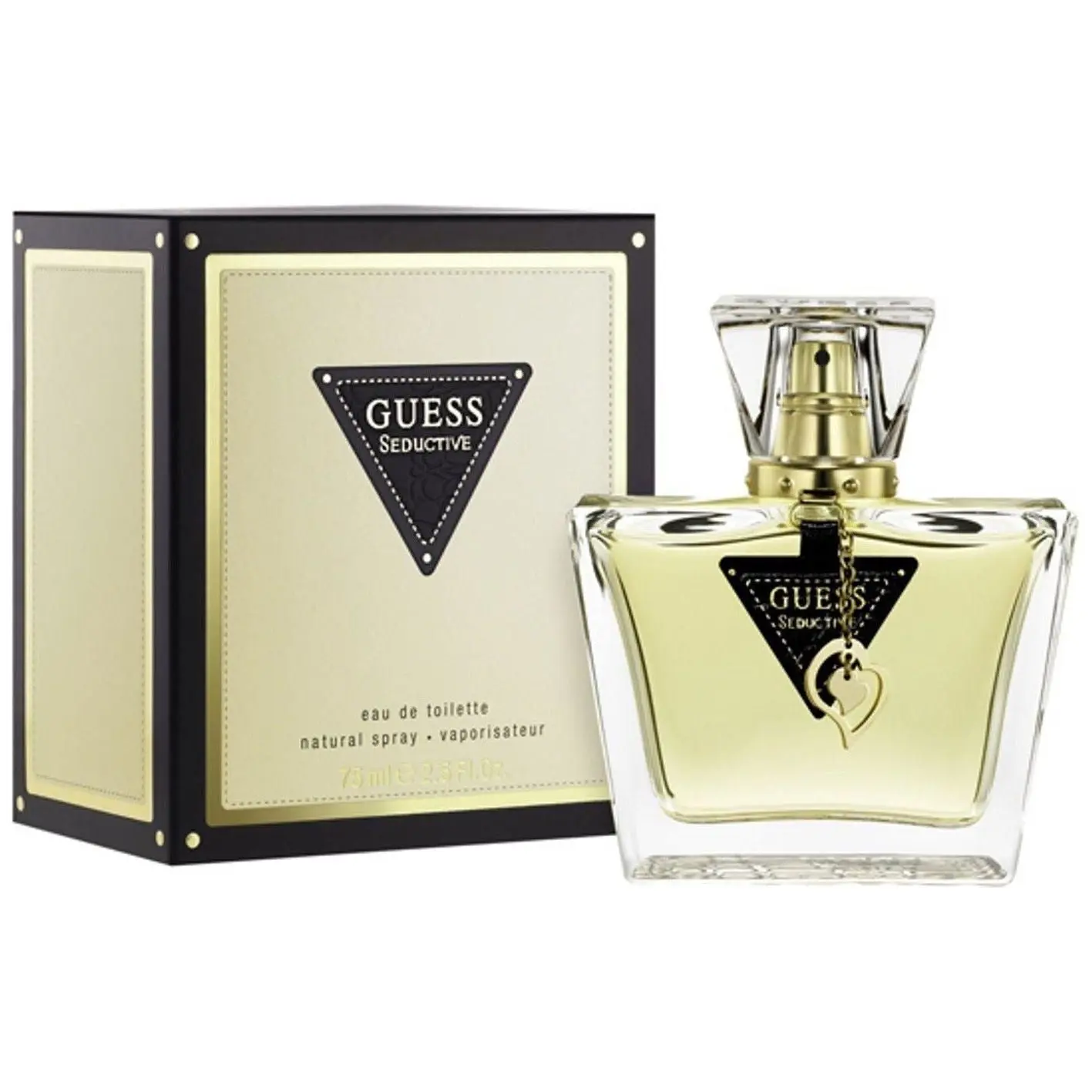 GUESS Women's Seductive Aero Spray Fragrance, 2.5 fl oz EDT, Single Item with Bergamot Black Currant & Cashmere Wood Notes, New in Retail Box, Aero Spray Women's Fragrance, African Orange Flower, Fragrance Perfumes, Bergamot Blend