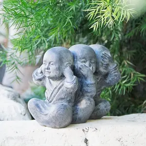 Hear No Evil, See No Evil, Speak No Evil Shaolin Monks Statue