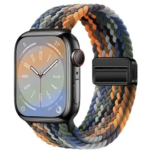 Compatible with iWatch Band Woven Magnetic Buckle Apple Watch Band Apple Watch Ultra Apple Magnetic Band
