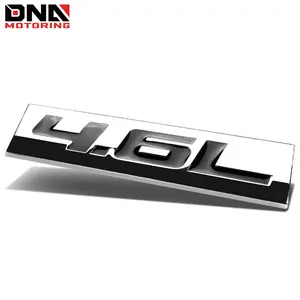 Metal Emblem Car Bumper Trunk Fender Decal Logo Badge Chrome 4.6L