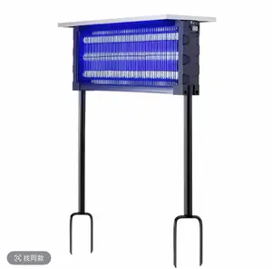 Solar-Powered Outdoor Bug Zapper | 2025 New UV Light Trap for Mosquitoes & Flies, No Wiring Needed, Safe for Yard, Patio & Backyard