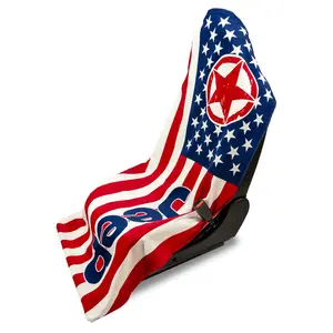 Seat Armour Jeep Star American Flag Seat Cover Towel2GO - Universal Fit Soft Machine Washable - Easy Install, Multipurpose Seat Cover