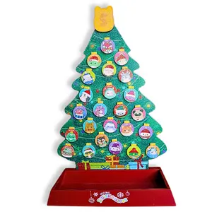 Christmas Squishmallows Advent Calendar 2025, 16" Decor Kurt Adler, Magnetic, Holiday Decoration, Christmas Tree