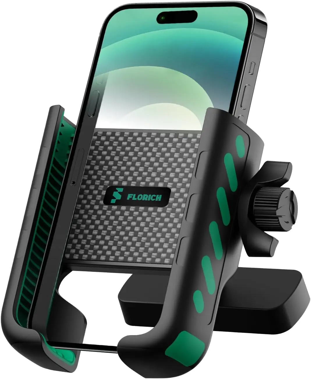 FLORICH Golf Cart Phone Holder Mount Magnetic Phone Holder Compatible with EZGO/Club Car/Yamaha, Ultra Strength 52 Magnet Cell Phone Caddy Compatible with iPhone/Galaxy/Google Pixel