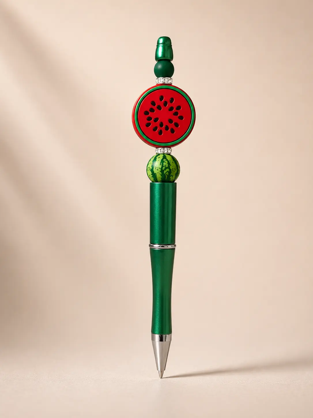 Blush Bead Story № 2 Pen | Beads of Hope T1D – Handmade Silicone Bead Pen