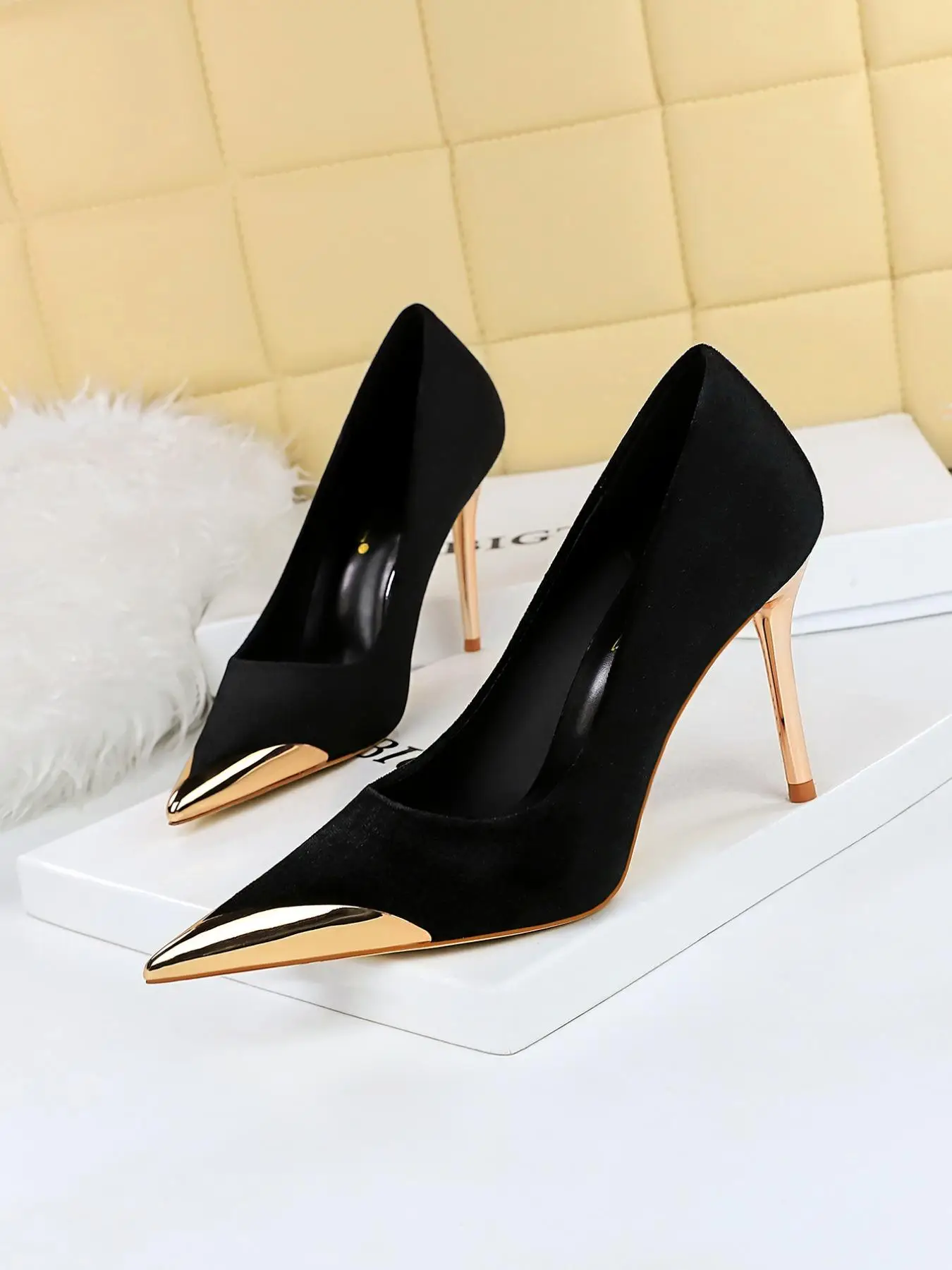 Women's Fashionable Pointed Toe Stiletto Heels, Elegant High Heel Shoes for Party, Daily Clothing Decor for Women & Girls