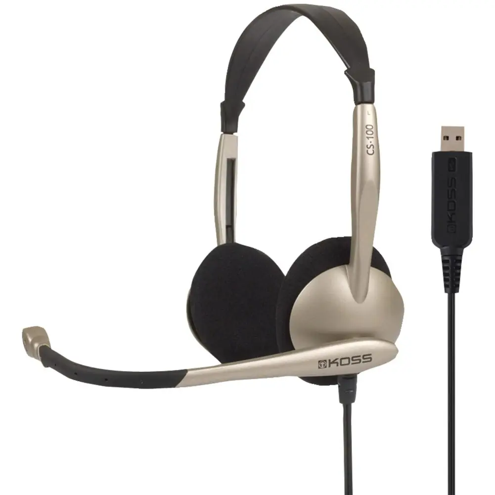 Koss CS100 USB Stereo Communication Headsets with Microphone