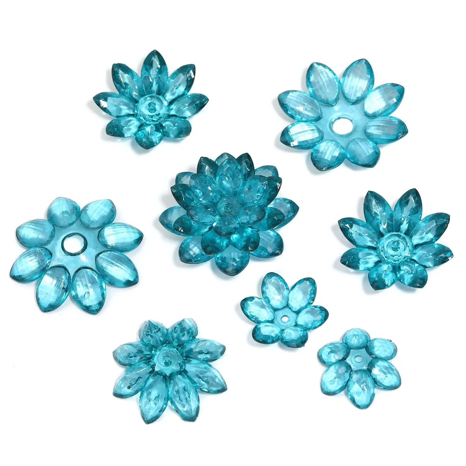 Peacock Blue lotus  XL153019 100PCS