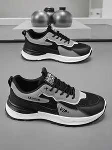 Men's Platform Sport Sneakers | Lightweight Mesh Casual Shoes | Versatile Street Style Footwear