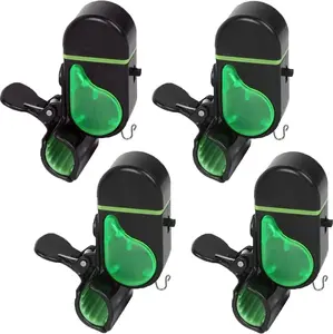 Fish Bite Alarm Indicator – Electronic Fishing Alert with Sound & LED Light, Sensitive Clip-On Detector for Rod
