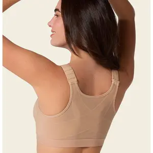 Leonisa Multi/Functional Unlined Wireless Posture Corrector Bra with Front Closure
