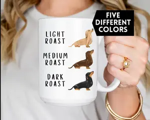 Dachshund Coffee Mug Funny Doxin Mug Weiner Dog Mom Gift Coffee Roast Lover Present Doxie Owner Cup Pet Parent Gift Funny Dog Ceramic Mug