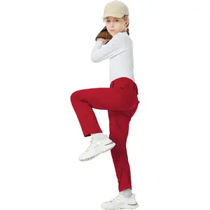 QBK 4T 5T to 17 Years Toddler Boys Baseball Pants Girls Softball Pants Kids Tee Ball Pants