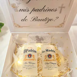 Padrinos Frosted Glasses Set for Godparents 16oz - Ideal for Godparents and Children - Drinkware