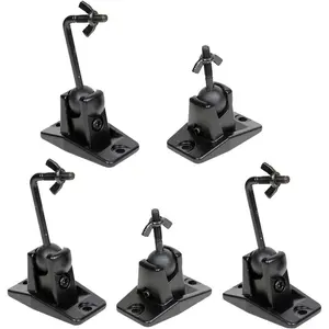 5 Black Universal  and Audio Speaker Mount Bracket for Wall or Ceiling MS40B5 WM6