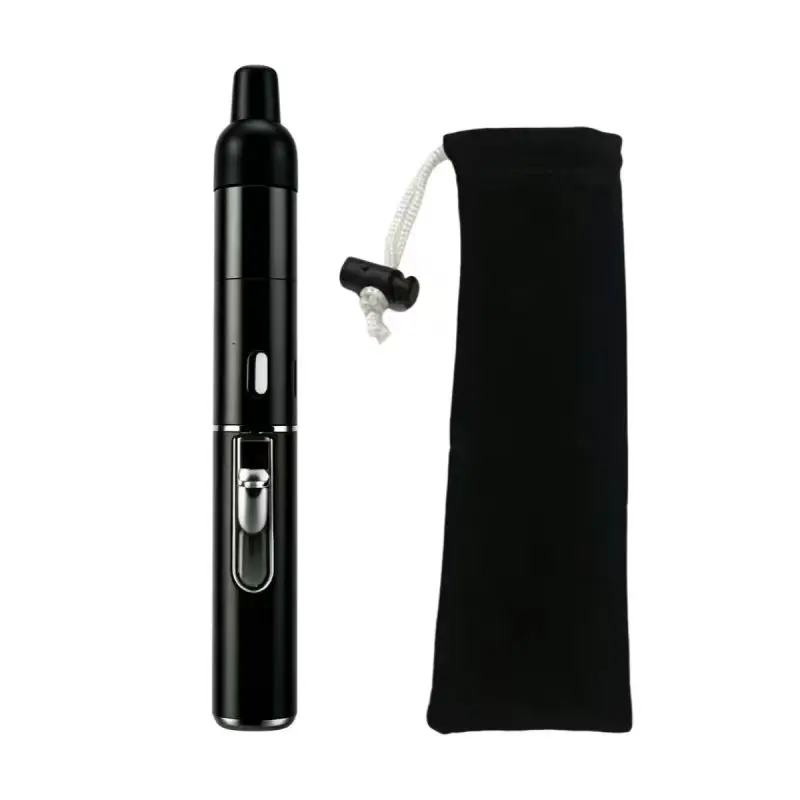 Pack Matte Black Refillable Windproof Lighters (No Gas Included) - Pen-Style Portable Hiking Ignition Tools, Light Outdoor Camp Kitchen Accessory with Drawstring Storage Pouch, Hiking / Light Outdoor