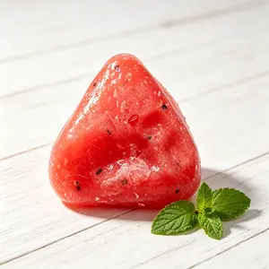 Squishy Watermelon Slush Moldable Fidget Item | Crinkling Sand Sound Stress Relief Squeeze Accessory, Super Playable Soft Sensory Tool for Kids & Adults Anxiety Ease