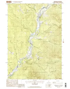 Tinkerville New Hampshire USGS Topographic Quadrangle Map, 1988, 1:24000