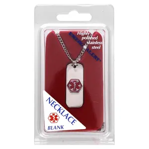 Emerge-Alert Medical Necklace, Blank, 1 Count