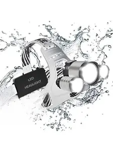 Headlamp. USB Rechargeable LED  Lamp. Ultra Bright CREE 1080 Lumen Headlamp Flashlight + Red Light. HeadLamps for Adults, Camping, Outdoors & Hard Hat Light. Zoomable IPX54 Headlight