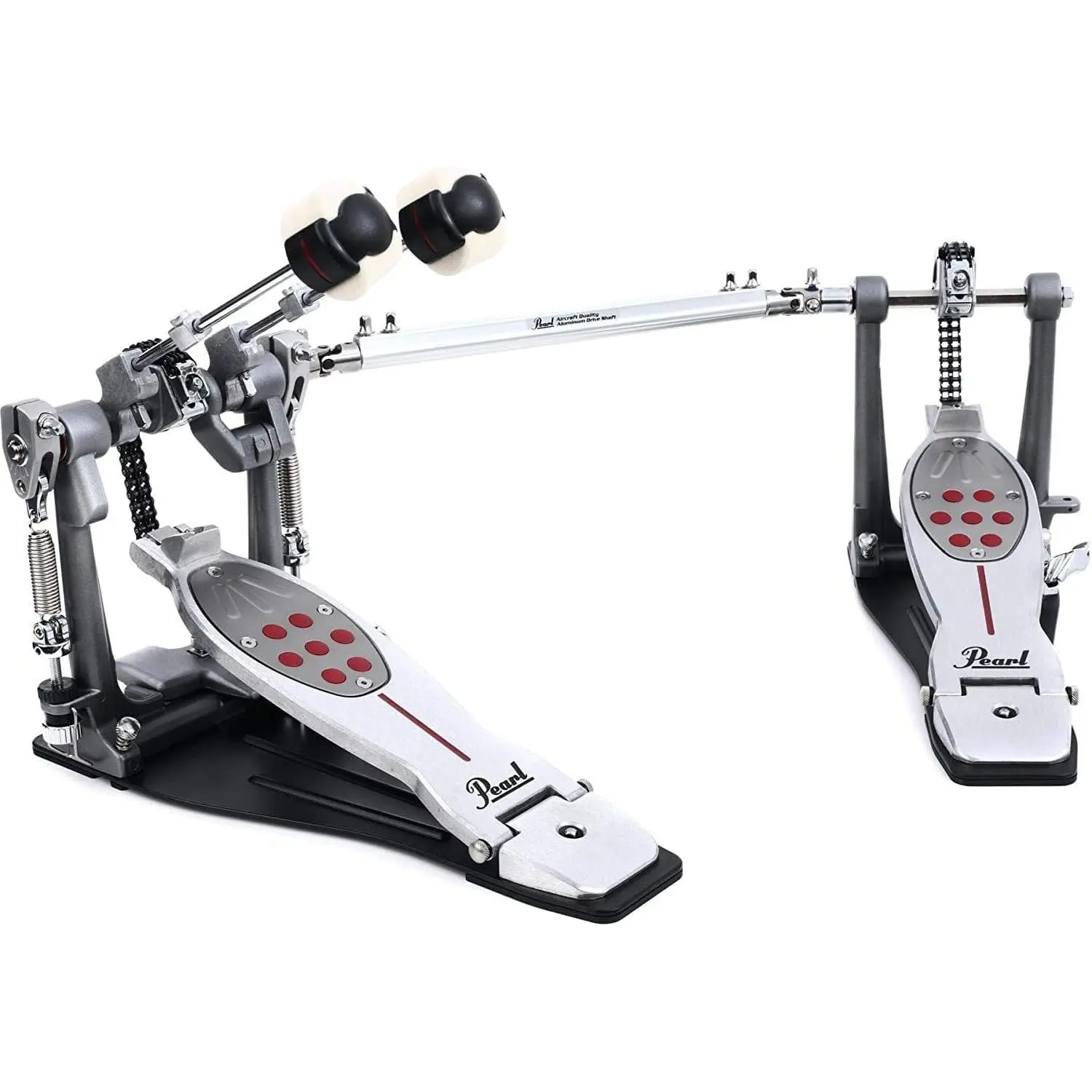 Pearl Eliminator Redline Left-Handed Double Bass Drum Pedal - Chain Drive (P2052CL)