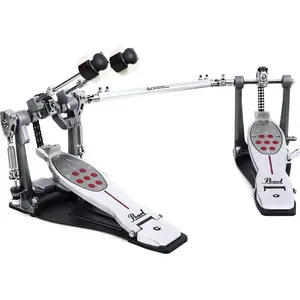 Pearl Eliminator Redline Left-Handed Double Bass Drum Pedal - Chain Drive (P2052CL)