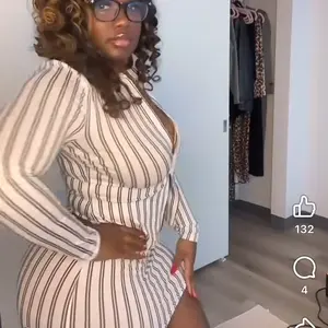 Women's Fashion Striped Pattern Two-piece Set, Sexy Long Sleeve Lapel Button Blouse & Bodycon Skirt Set for Spring & Fall