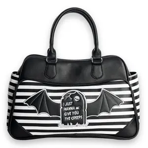Just want to give you the creeps striped handbag & crossbody bag