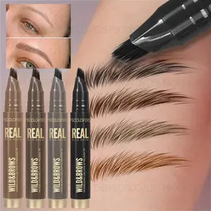 Waterproof & Smudge-Proof Double-Effect Quick Brow Pencil, Makeup, 24-Hour Wear. Perfect Birthday or Holiday Gift