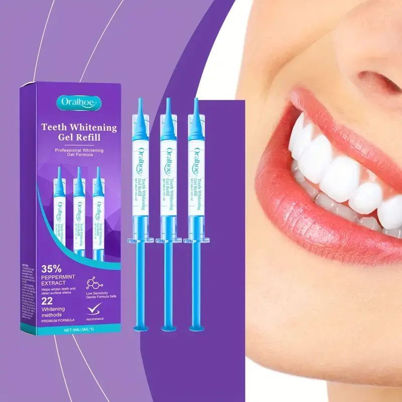 Tooth gel whitens teeth, protects enamel and promotes tooth health